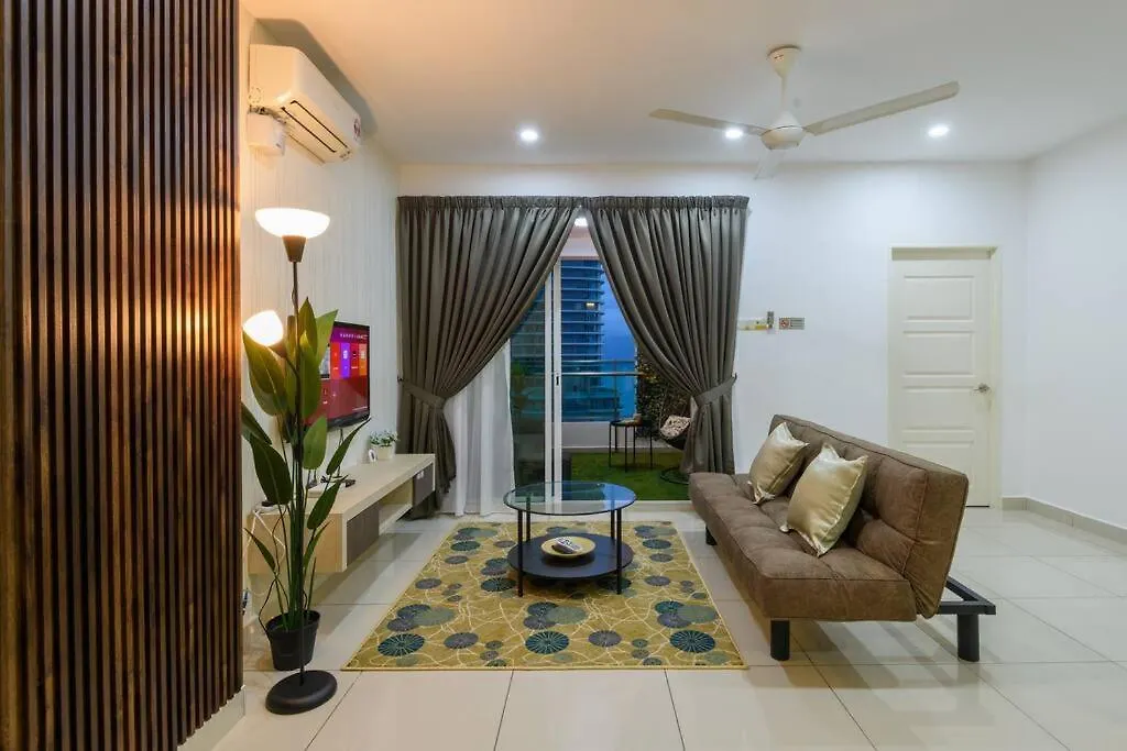 2R1B/Seaview Tropical /1~8Pax/Gurney Mansion One Apartman George Town Malajzia
